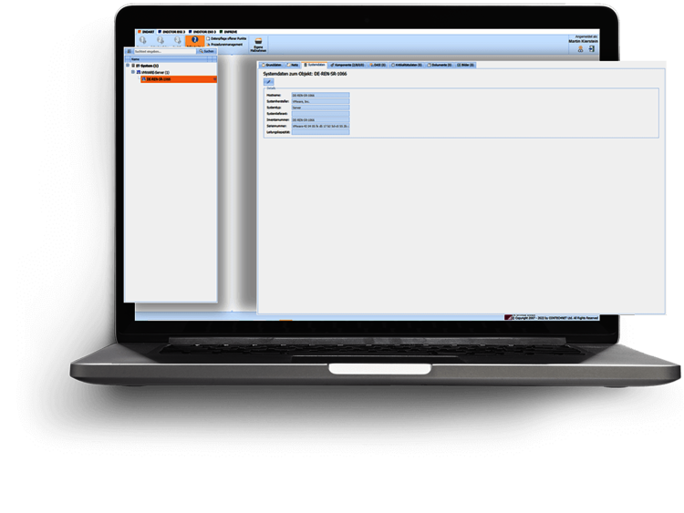 Webmodul INSCAN für CONTECHNET Suite